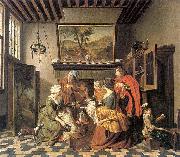 Jan Josef Horemans the Elder Tea Time oil